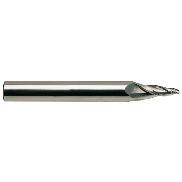 Yg-1 Tool 3 Flute Regular Length Ball Nose Tapered Tialn-Futura Coated Carbide 88596TF - main